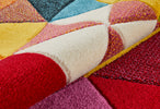 Concept Looms Viva Rug VIV103 Multi with a cut pile