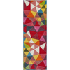Concept Looms Viva Rug VIV103 Multi - Runner picture of the rug geometric design