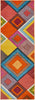 Concept Looms Viva Rug VIV104 Multicolor Runner picture of the rug geometric design