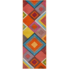 Concept Looms Viva Rug VIV104 Multicolor Runner picture of the rug geometric design