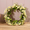 White Flower Faux Wreath seasoning decoration