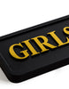 Chic centerpiece "Girls Just Wanna Have Funds" wall sign