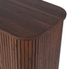 Walnut Ernie Cabinet with rounded angles