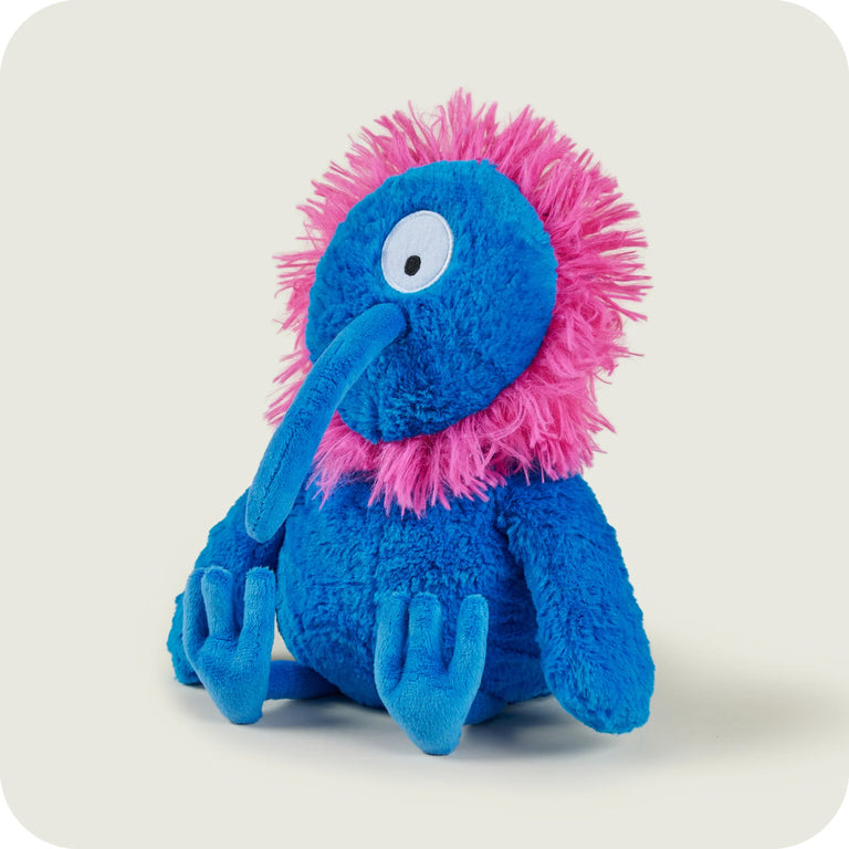 Warmies Plush Bright Blue Monster