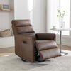 Waterville Electric Recliner Swivel & Glide Armchair Cestnut life style photo with reclined function