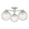 Modern lighting with Wayne Bathroom 3 Light Semi Flush design

