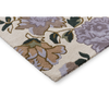 Laura Ashley Wendling Floral Rug Heather Purple hand-tufted rug with a cut pile