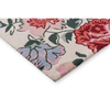 Laura Ashley Wendling Floral Rug Poppy Red hand-tufted rug with a cut pile