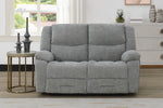 Weston 2 Seater Sofa Recliner Grey life style front view picture