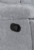 Weston 2 Seater Sofa Recliner Grey  close view picture of the handle for manual reclining