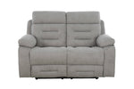 Wilbur 2 Seater Sofa Recliner Grey front view picture