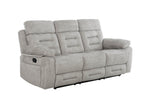 Wilbur 3 Seater Sofa Recliner Grey picture on the white background
