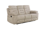 Wilbur 3 Seater Sofa Recliner Latte picture on the white background