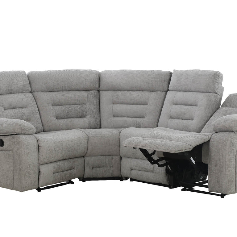 Wilbur Corner Sofa Recliner Grey