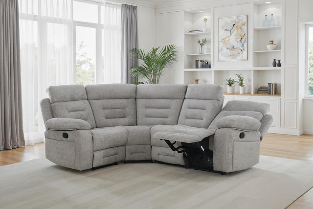 Wilbur Corner Sofa Recliner Grey