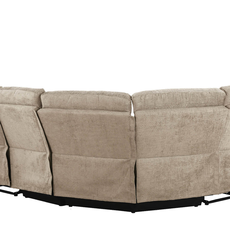 Wilbur Corner Sofa Recliner Latte