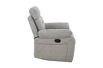 Wilbur Recliner Armchair Grey side view picture