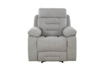 Wilbur Recliner Armchair Grey front view picture