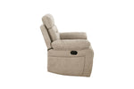 Wilbur Recliner Armchair Latte side view picture