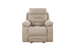 Wilbur Recliner Armchair Latte front view picture