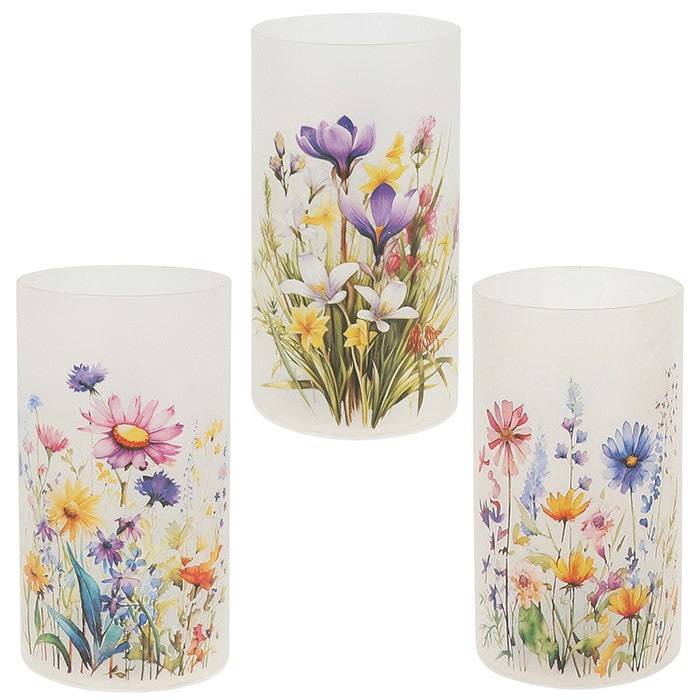 Wildflower Meadow LED Tube Large - Cozy Wildflower Home Lighting
