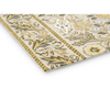 Morris & Co Wilhelmina Floral Rug Linen Mustard hand-tufted wool rug with a cut pile