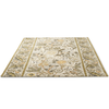 Morris & Co Wilhelmina Floral Rug Linen Mustard perfect for any living area