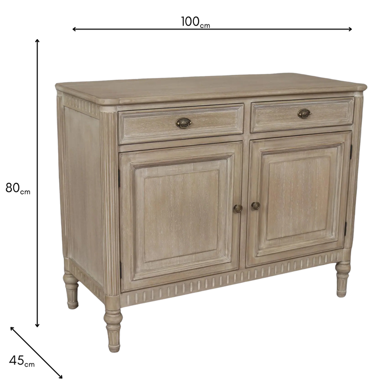 Willow 2 Door & 2 Drawer Sideboard - Dining Room Furniture Collection