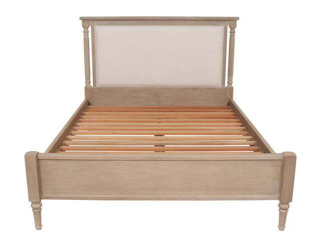 Willow 5ft″ King Size Bed - Timber Wash Wooden Bed Frame | Bedroom Furniture