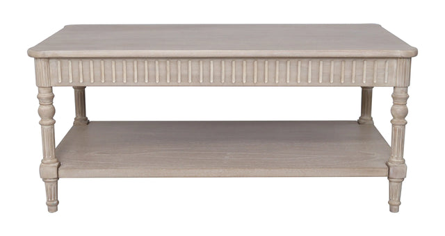 Willow Coffee Table Timber Wash - Rectangle Living Room Table