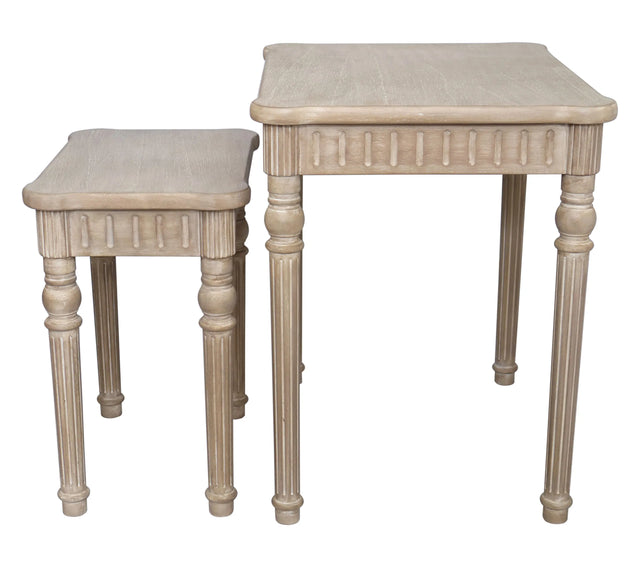 Willow Nest of 2 Tables - Timber Wash Rectangle Table Collection