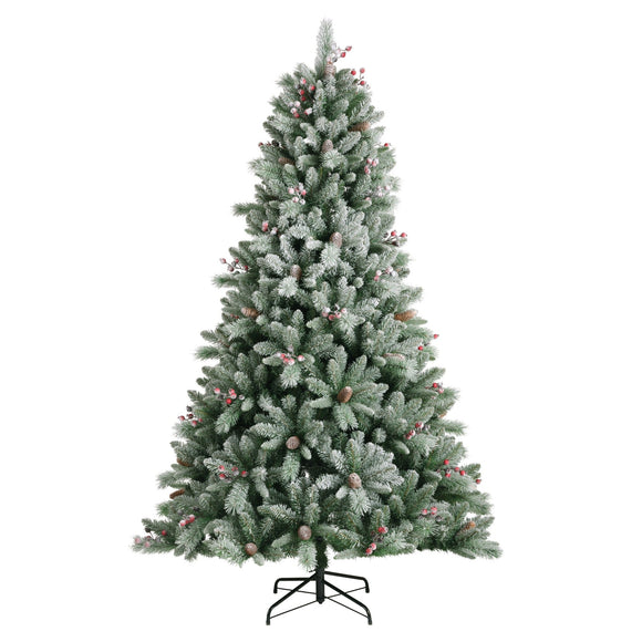Christmas Tree Windham Spruce Frosted 210 cm picture on the white background