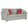 with Scatter Cushions – Modern Living Room Fixed Couch picture on the white background