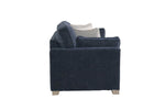 Winnie 3 Seater Sofa Navy side view picture