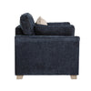 Winnie Accent Chair Navy picture from the side