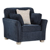 Winnie Accent Chair Navy picture on the white background
