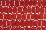 Winnie Accent Chair Rust Fabric Occasional Chair with Bolster Cushions for Modern Living Room Furniture