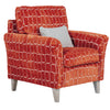 Winnie Accent Chair Rust picture on the white background