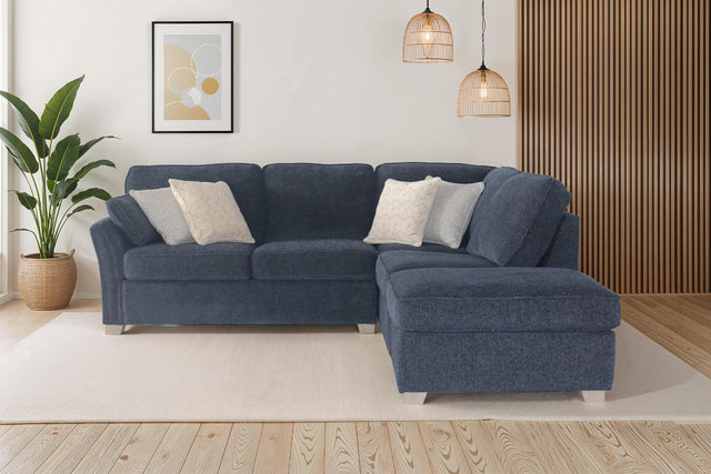 Winnie Corner Sofa RHF Navy – Modern Corner Sofa & L Shaped Couch