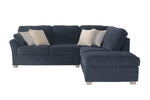 Winnie Corner Sofa RHF Navy front view picture
