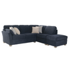 Winnie Corner Sofa RHF Navy picture on the white background