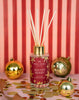 Winter Berry Reed Diffuser 100ml styled in a festive room setting
