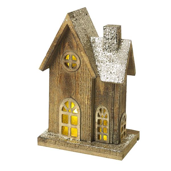 Wooden Light Up House Small