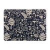 Woodland placemat and coaster set in midnight and cream shades