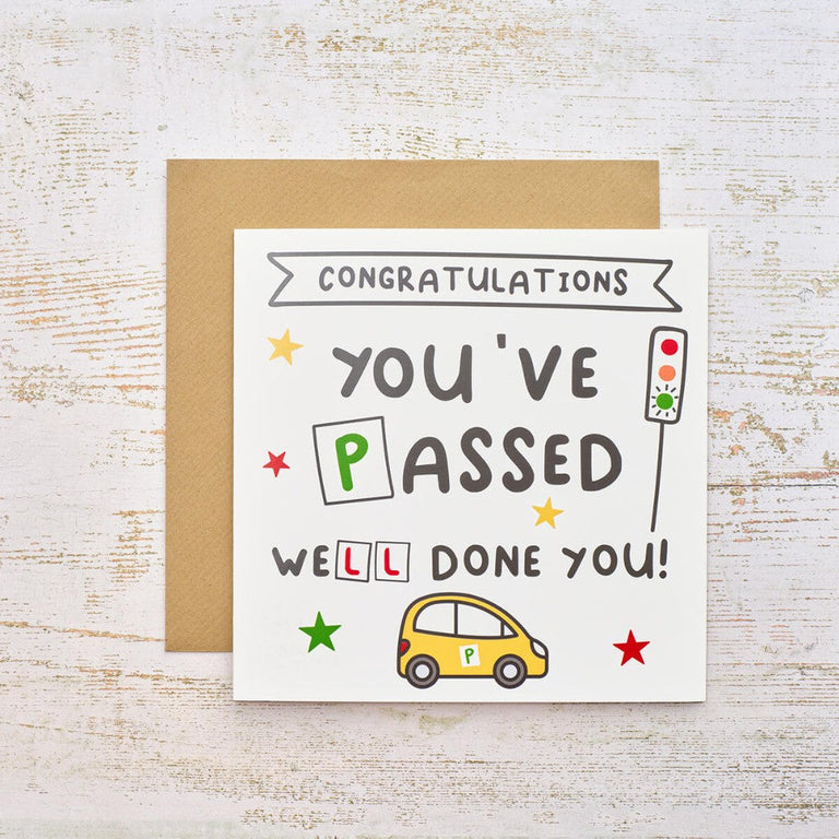 You've Passed Your Driving Test Card