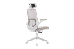 Zeke Ergonomic Office Chair Natural side view picture from the back