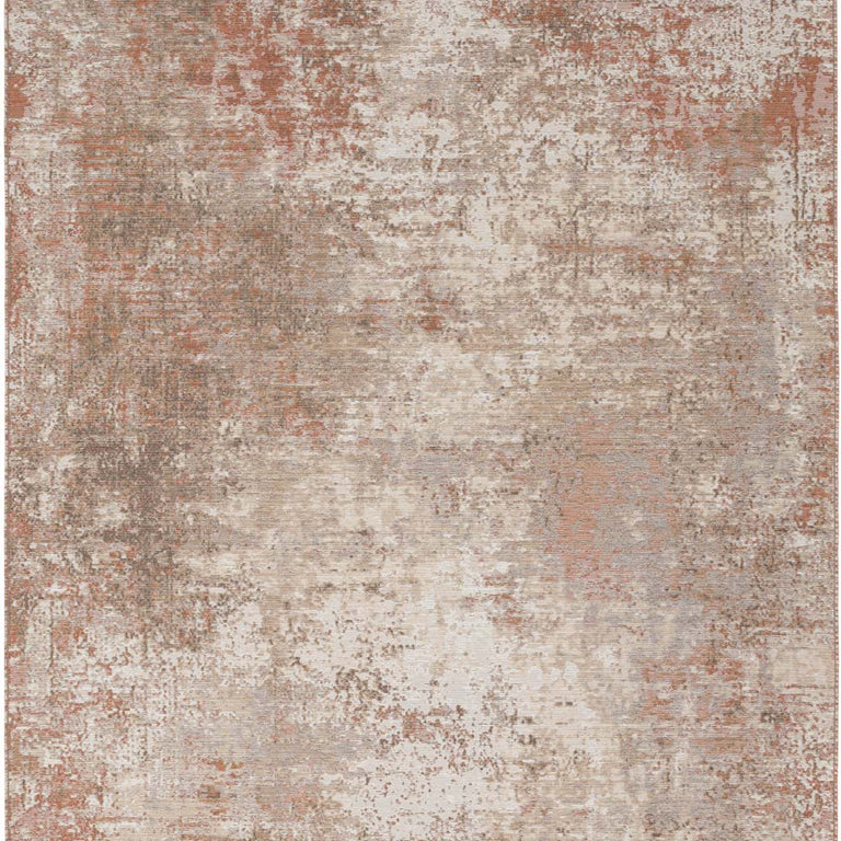 Ziba Rug 520-112/QM301 Terracotta & Beige