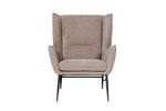 Comfortable living room accent chair Ziggy Mink
