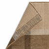 Brink & Campman Zona Block Stripe Outdoor Rug Cashew made with reversible design