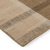 Brink & Campman Zona Block Stripe Outdoor Rug Cashew flatweave water-resistant rug